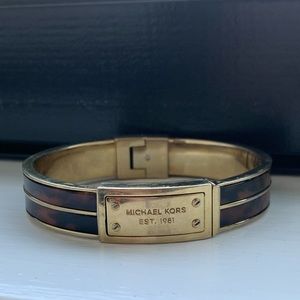 Michael Kors logo cuff bracelet